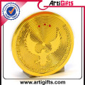 Obra gratis personalizada souvenir oro águila réplica monedas